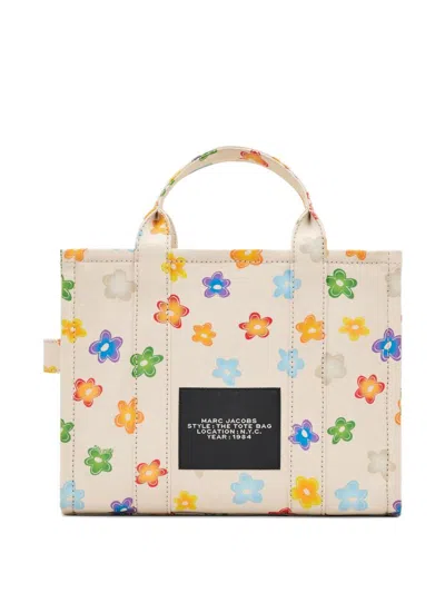 Marc Jacobs "the Mediun Tote" Wild Daisy Canvas Bag