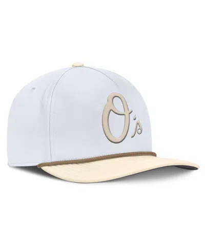 Nike White/cream Baltimore Orioles Pro Performance Snapback Hat