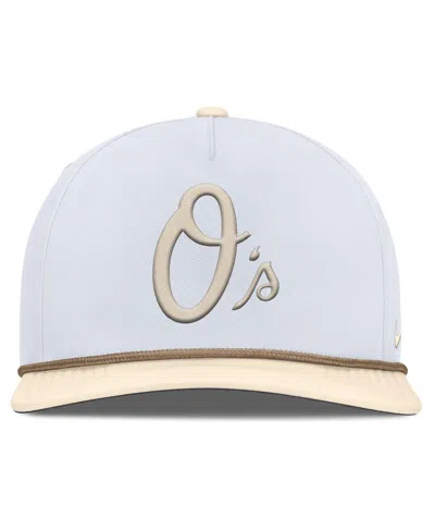 Nike White/cream Baltimore Orioles Pro Performance Snapback Hat