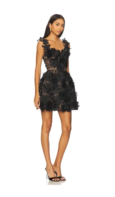 Bronx And Banco Rosalie Noir Mini Dress In Black