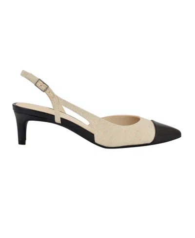 Calvin Klein Women's Dasta Kitten Heel Slingback Pumps