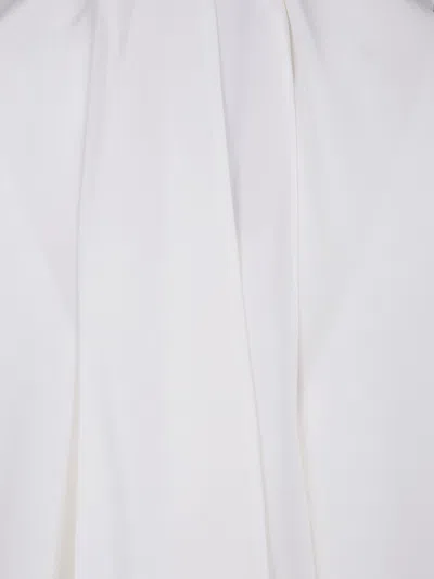 Max Mara Studio Sleeves Less Ribbon Silky "jumbo" Top