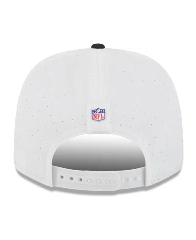 New Era Men's White/black Jacksonville Jaguars 2025 Nfl Training Camp 9seventy Adjustable Hat