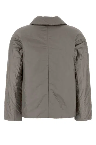 Max Mara The Cube Greens Quilted Jacket Dark Grey