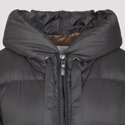 Max Mara The Cube Seia Zip-up Padded Jacket In Black