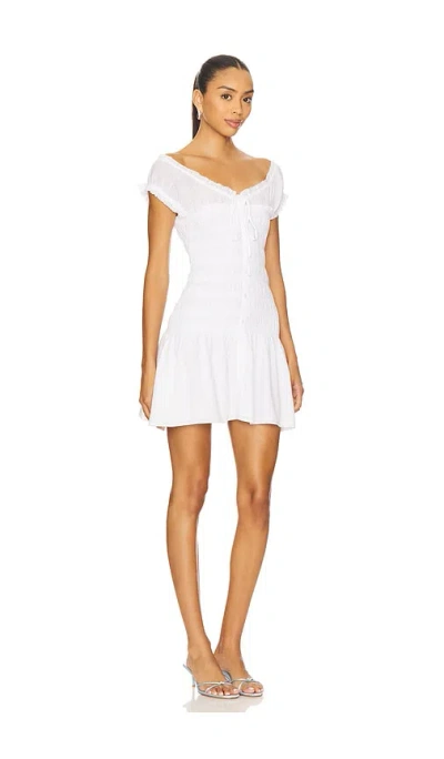 Lpa Emmy Mini Dress In White