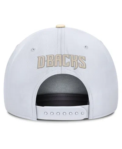 Nike Men's White/cream Arizona Diamondbacks Pro Performance Snapback Hat