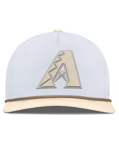 Nike Men's White/cream Arizona Diamondbacks Pro Performance Snapback Hat