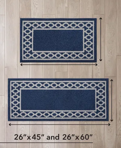 Jean Pierre New York Christine Trellis Border Tufted 2-pc. Runner Set