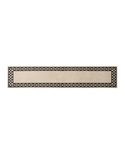 Jean Pierre New York Christine Trellis Border Tufted Runner Rug, 30" X 120"