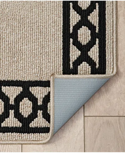 Jean Pierre New York Christine Trellis Border Tufted Runner Rug, 30" X 120"