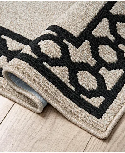 Jean Pierre New York Christine Trellis Border Tufted Runner Rug, 30" X 120"