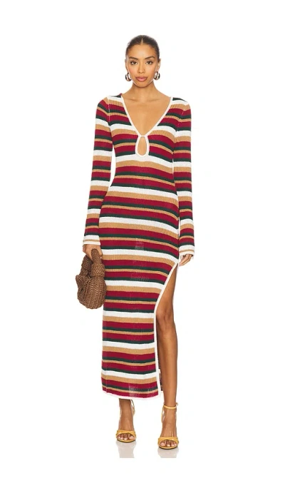 Seven Wonders Benson Sleeved Knit Maxi Dress