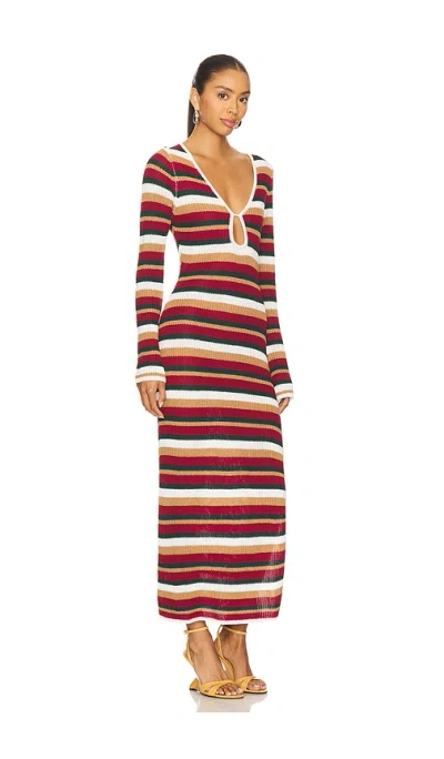 Seven Wonders Benson Sleeved Knit Maxi Dress