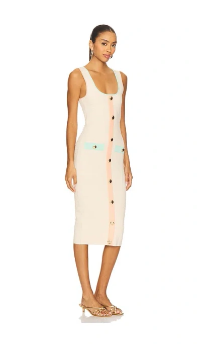 Retroféte Lyle Dress In White