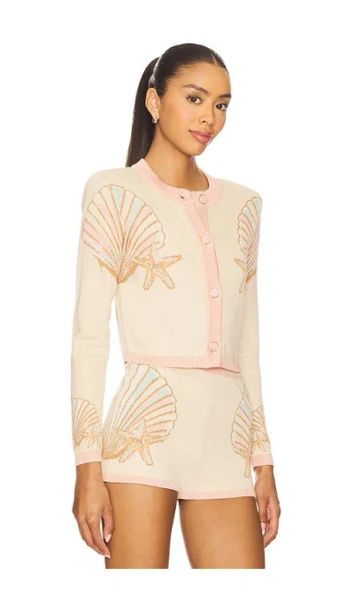 Retroféte Bellina Knit Jacket In Pink