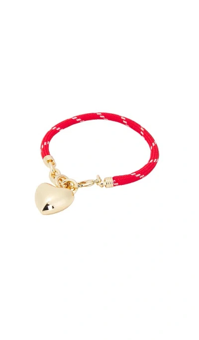 Roxanne Assoulin The Cord Heart Charm Bracelet