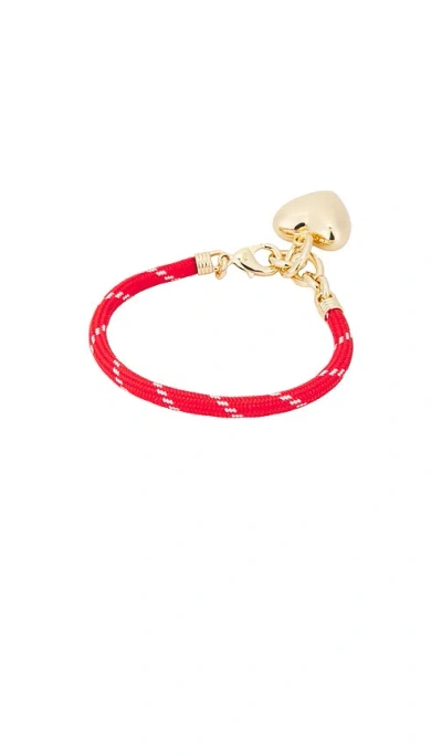 Roxanne Assoulin The Cord Heart Charm Bracelet