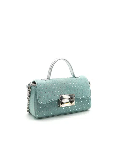 Like Dreams Beagle Studded Denim Crossbody Bag