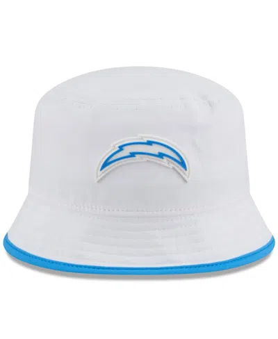 New Era Men's White Los Angeles Chargers 2025 Nfl Training Camp Stretch Bucket Hat