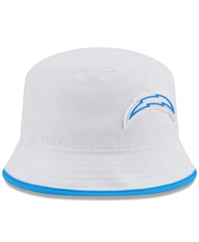 New Era Men's White Los Angeles Chargers 2025 Nfl Training Camp Stretch Bucket Hat