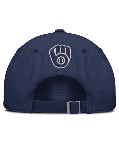 Nike Men's Navy Milwaukee Brewers Statement Club Adjustable Hat