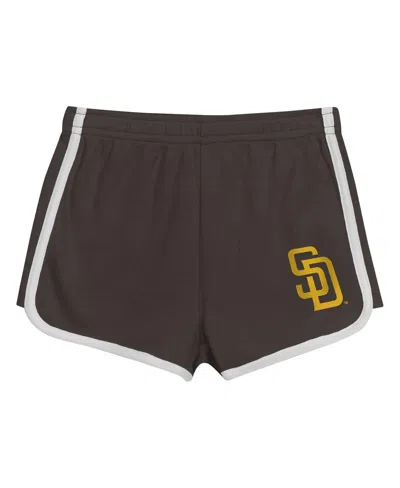 Outerstuff Toddler 2-piece Brown San Diego Padres Double Run T-shirt And Shorts Set In Black