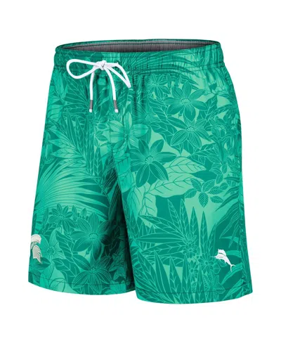 Tommy Bahama Green Michigan State Spartans Santiago Palms Board Shorts In Green