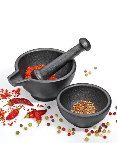 Frieling Mortar 3-pc. Pestle Set In Black