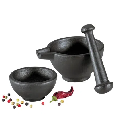 Frieling Mortar 3-pc. Pestle Set In Black