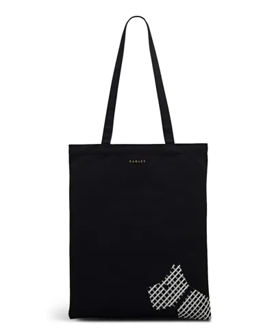 Radley London Face To Face Check Medium Open Top Tote Bag