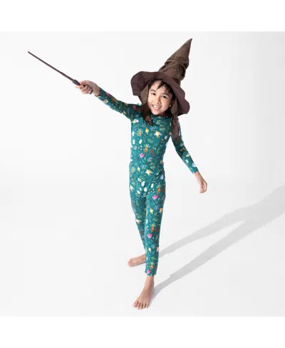 Bellabu Bear Kids Unisex Kids' Mandrakes Potions & Herbs Set Of 2 Piece Pajamas In Green