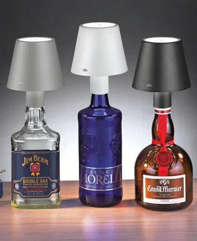 Frieling 5.11" Aluminum Luce Led Bottle Lamp In Black