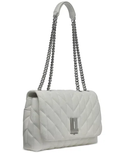 Karl Lagerfeld Lafayette Medium Leather Shoulder Bag