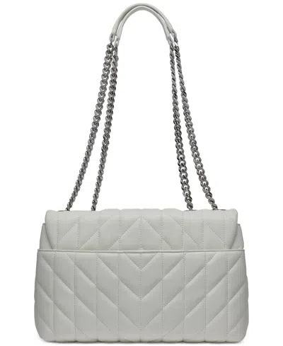 Karl Lagerfeld Lafayette Medium Leather Shoulder Bag