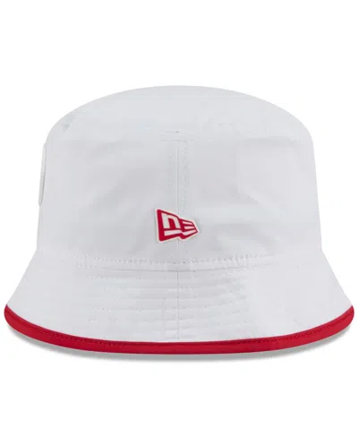 New Era Men's White San Francisco 49ers 2025 Nfl Training Camp Stretch Bucket Hat
