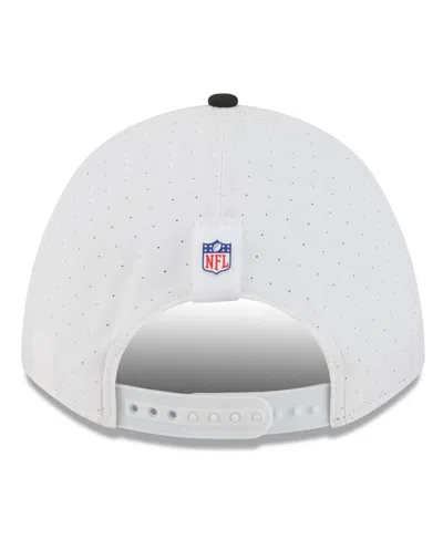 New Era Men's White/black Pittsburgh Steelers 2025 Nfl Training Camp A-frame 9forty Adjustable Hat