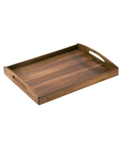 Frieling Rectangle Wood Serving Tray In Brown
