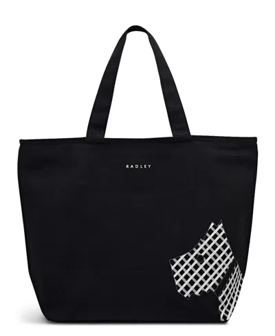 Radley London Face To Face Check Large Zip Top Tote Bag