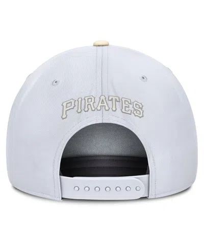 Nike Men's White/cream Pittsburgh Pirates Pro Performance Snapback Hat