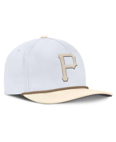 Nike Men's White/cream Pittsburgh Pirates Pro Performance Snapback Hat