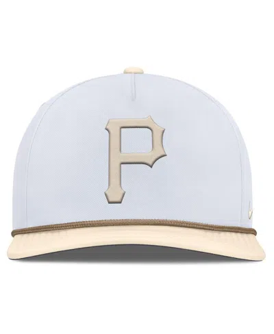 Nike Men's White/cream Pittsburgh Pirates Pro Performance Snapback Hat