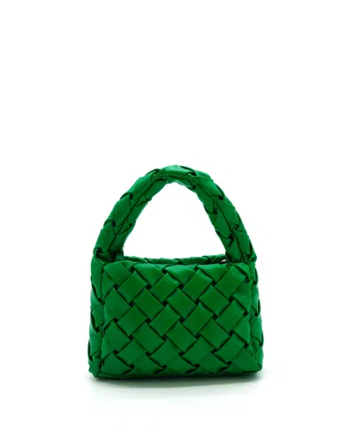 Like Dreams Oriane Quilted Top Handle Crossbody Bag In Green