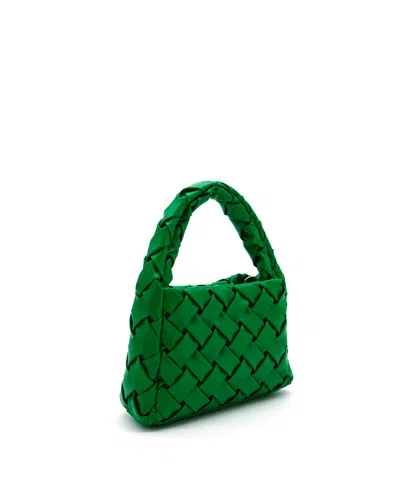 Like Dreams Oriane Quilted Top Handle Crossbody Bag In Green