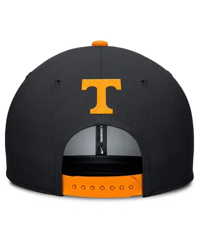 Nike Men's Black/tennessee Orange Tennessee Volunteers 2025 Sideline Campus Pro Local Snapback Hat