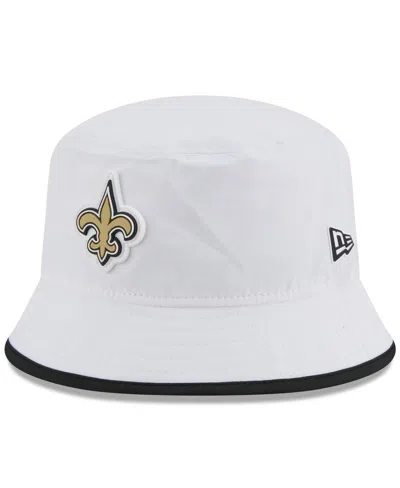 New Era Men's White New Orleans Saints 2025 Nfl Training Camp Stretch Bucket Hat