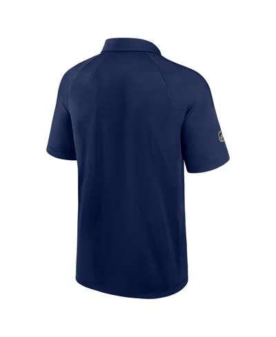 Fanatics Men's Navy Nashville Predators Authentic Pro Rink Raglan Polo Shirt In Blue