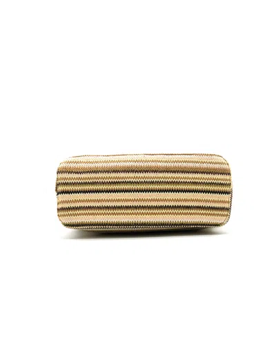 Like Dreams Liora Straw Striped Tote Bag