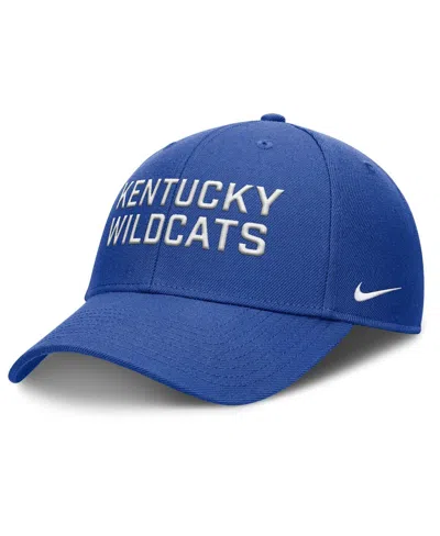 Nike Men's Royal Kentucky Wildcats Rise Practice Adjustable Hat