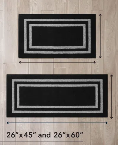 Jean Pierre New York Double Line Border Tufted 2-pc. Runner Rug Set